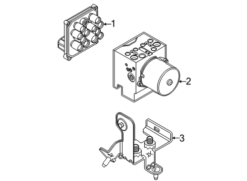 Ford PC2Z-2C219-C Kit - Brake Anti-Lock Actuator PC2Z-2C219-C Ford Kit - Brake Anti-Lock Actuator