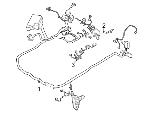 PR3Z-14290-J Ford Wiring Assembly