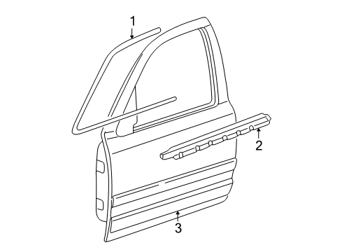 YW7Z-5420910-AA Ford Edge Guard
