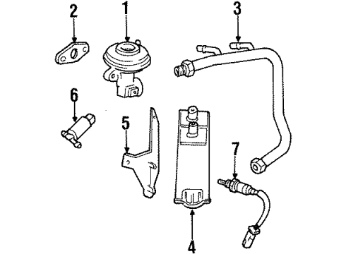 F58Z-9D477-B Ford EGR Tube