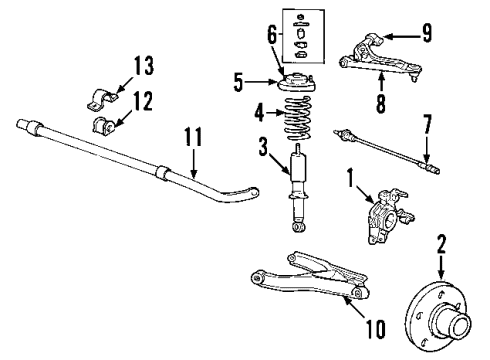 1L2Z-5536-AA Ford Spring Insulator, Upper