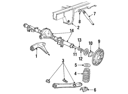 1L5Z-2V261-CA Ford Wheel Cylinder, Rear