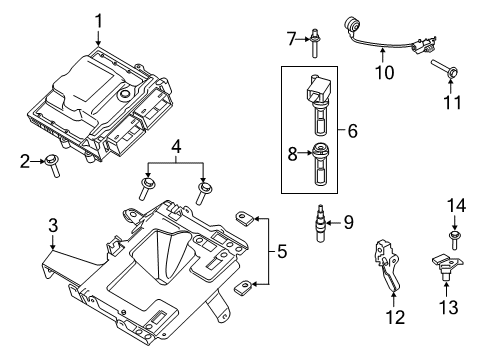 R1MZ-12A650-F Ford Module - Engine Control - EEC