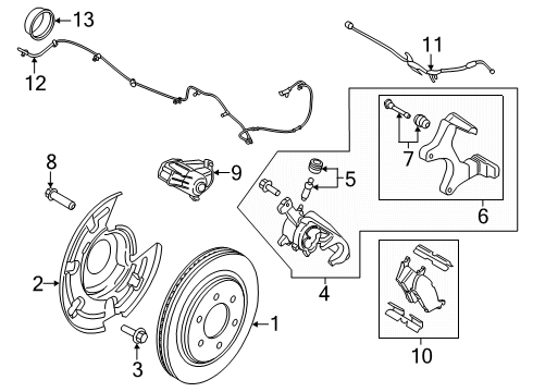 PL3Z-2282-E Ford Hose Assembly - Brake