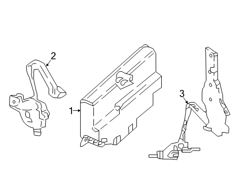 Ford ML3Z-3C097-J Sensor Assembly ML3Z-3C097-J Ford Sensor Assembly