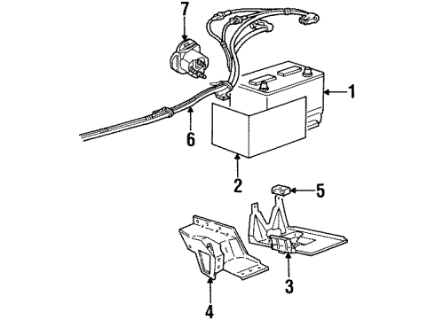 Ford F57Z14301B Negative Cable F57Z14301B Ford Negative Cable