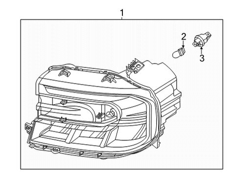 Ford PZ6Z-13008-D Headlamp Assembly PZ6Z-13008-D Ford Headlamp Assembly