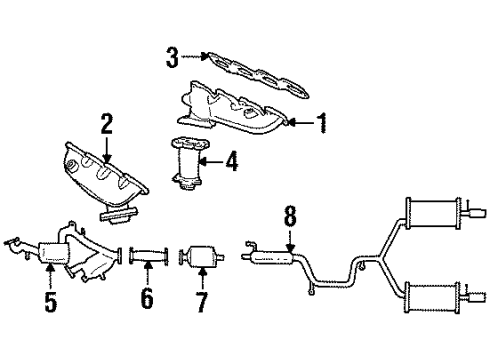 Ford F8OZ-5230-AA Pipe Assembly F8OZ-5230-AA Ford Pipe Assembly