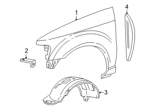 Ford -W707348-S301 Fender Liner Nut -W707348-S301 Ford Fender Liner Nut