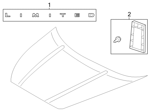 RL3Z-16C630-BB Ford Scoop Assembly - Hood