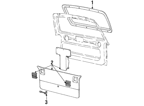 F29Z1246404BAD Ford Trim Panel