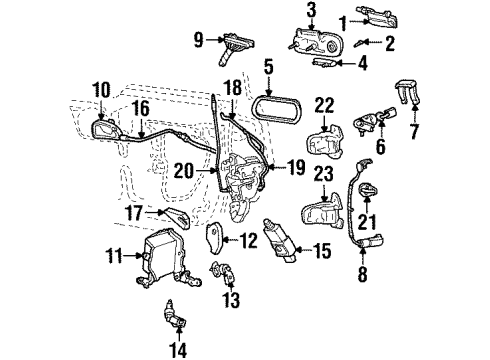 Ford F5OY5421818A Handle, Inside, Passenger Side F5OY5421818A Ford Handle, Inside, Passenger Side