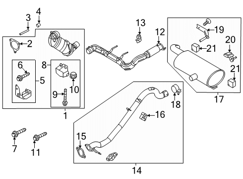 ML3Z-5K245-C Ford Valve - Exhaust