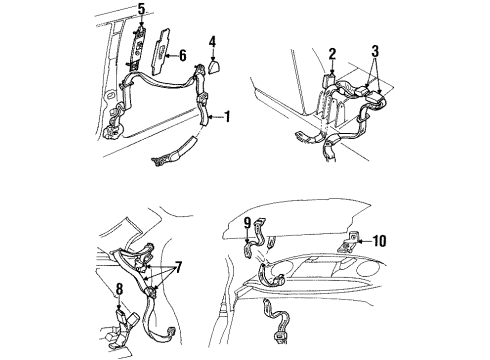 1F3Z-54613D74-AA Ford Anchor, Center