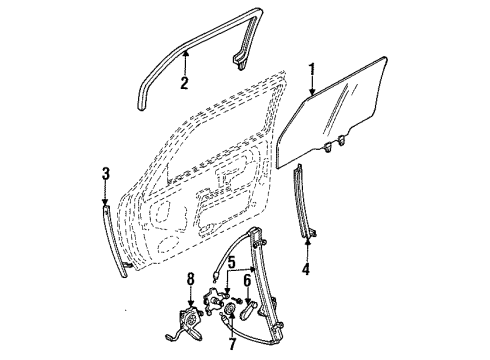 Ford F3XY12222A00A Lower Channel, Passenger Side F3XY12222A00A Ford Lower Channel, Passenger Side