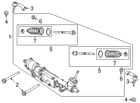 RL3Z-3A130-A Ford End - Spindle Rod Connecting