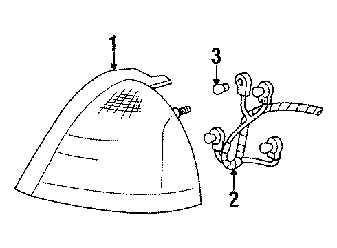 XW3Z13410BA Ford Socket & Wire