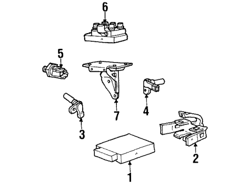Ford XU7Z-12A650-AUA PCM XU7Z-12A650-AUA Ford PCM