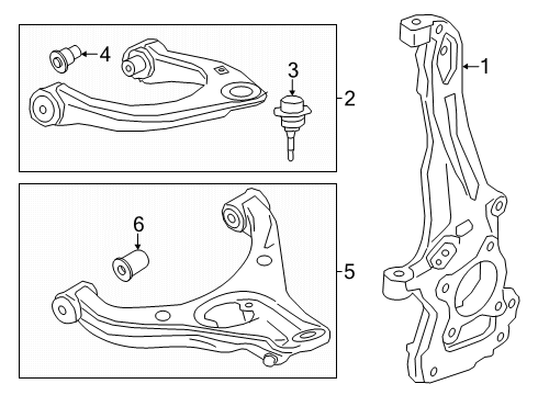 MB3Z-3078-C Ford Arm Assembly - Front Suspension