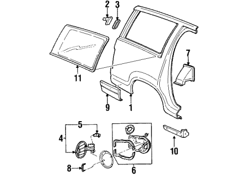 F1TZ78405B90A Ford Housing Plate