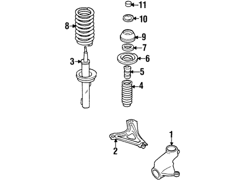 Ford F8RZ-5A306-AA Housing Assembly F8RZ-5A306-AA Ford Housing Assembly