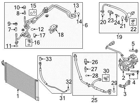 Ford H1FZ-19A834-A Liquid Line H1FZ-19A834-A Ford Liquid Line