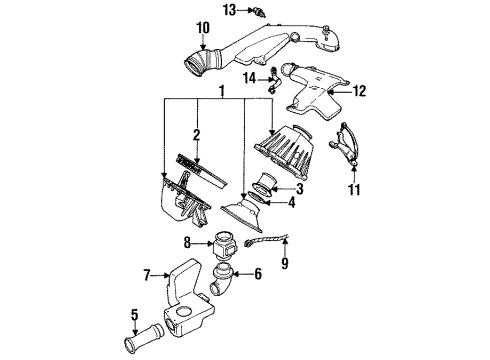 F3LY-9601-A Ford Air Filter