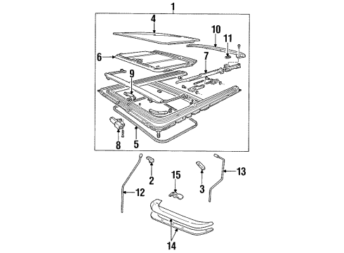 XF5Z-1250054-AA Ford Glass