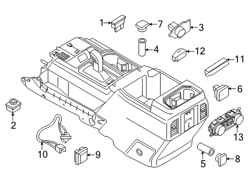 JL1Z-7E453-D Ford Shift Module Assembly