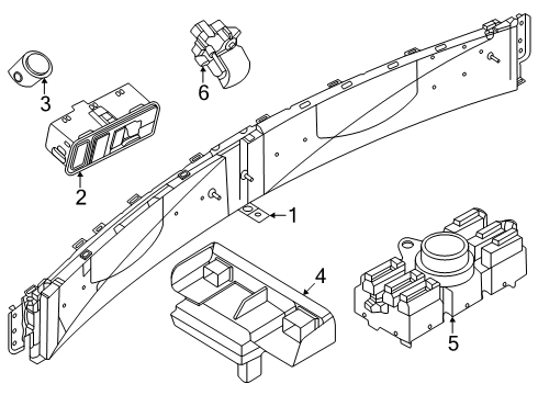 JM5Z-7H557-C Ford Sensor Assembly