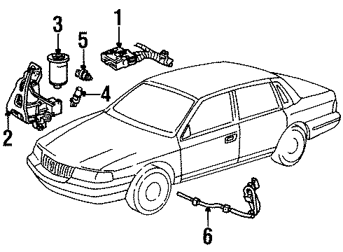 F8OZ-5A919-BA Ford Control Module