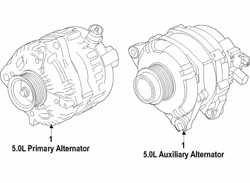 NL3Z-10346-A Ford Alternator Assembly