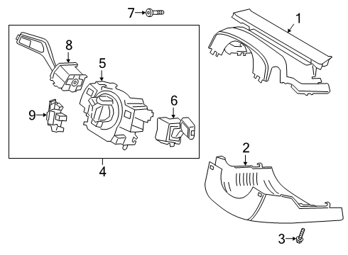 RB5Z-17A553-AA Ford Switch Assembly