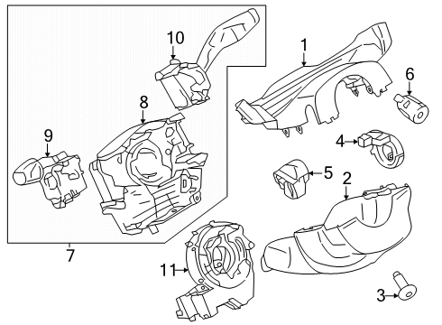 Ford -W504693-S451 Screw -W504693-S451 Ford Screw