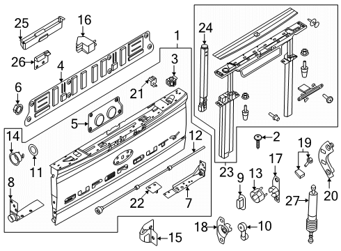-W505258-S439 Ford Pivot Bolt