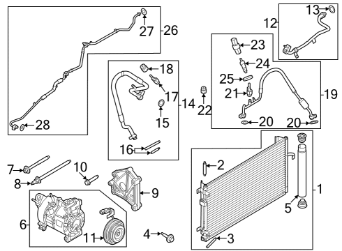 Ford PR3Z-19C836-B Accumulator Assembly - Air Conditioning PR3Z-19C836-B Ford Accumulator Assembly - Air Conditioning
