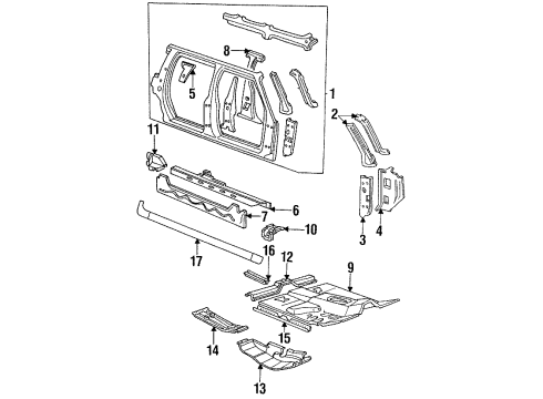 F3TZ16450B Ford Running Board