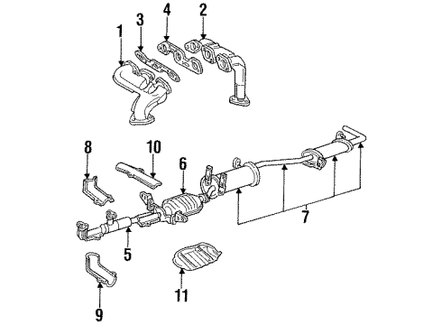 F4XY-5246-A Ford Front Pipe