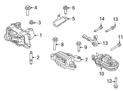 LX6Z-7000-J Ford Transaxle