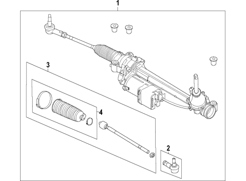 KK2Z-3A130-E Ford Rod - Tie