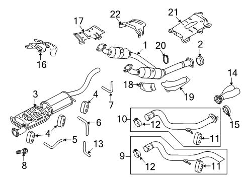8A2Z-5230-A Ford Muffler
