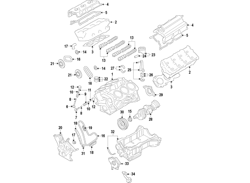 9T4Z-6049-C Ford Cylinder Head, Passenger Side