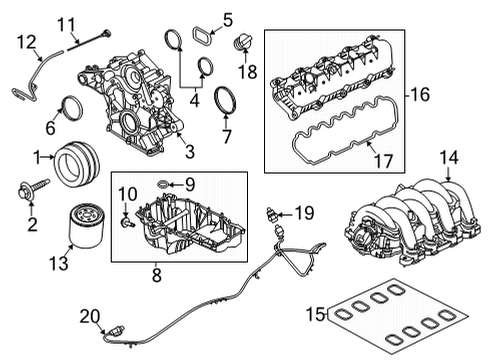 Ford LC3Z-6582-E Cover - Cylinder Head LC3Z-6582-E Ford Cover - Cylinder Head