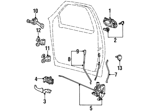 Ford F75Z7821852AAC Control Rod, Passenger Side F75Z7821852AAC Ford Control Rod, Passenger Side