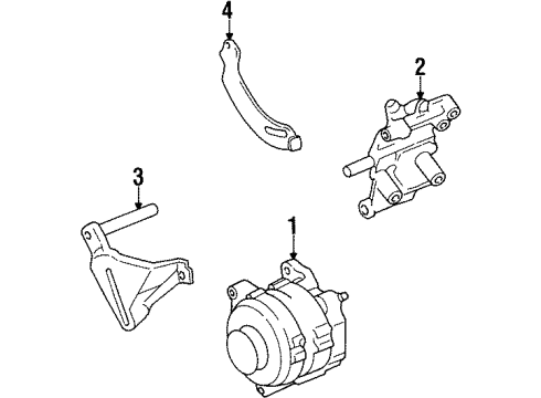 Ford F3XY-10C321-A Alternator Adjust Bracket F3XY-10C321-A Ford Alternator Adjust Bracket