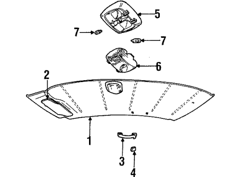 F5AZ-5431406-AEG Ford Grip Handle