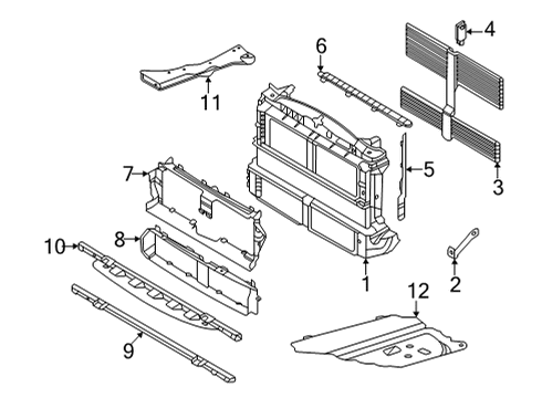 SZ6Z-8327-A Ford Deflector - Air