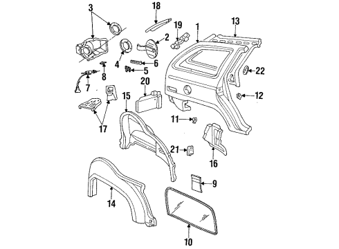 Ford F5DZ7429077PTM Body Side Molding, Driver Side F5DZ7429077PTM Ford Body Side Molding, Driver Side