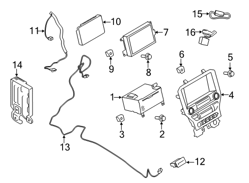 MR3Z-14F642-A Ford Control Module