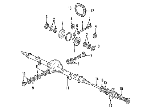 Ford 9C2Z-4851-A Companion Flange 9C2Z-4851-A Ford Companion Flange